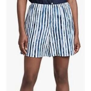 Vince Shorts Painterly Stripe Pull on blue size X-Large XL